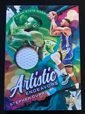Stephen Curry Artistic Endeavors Game Worn/Used Material Court Kings 2021-22