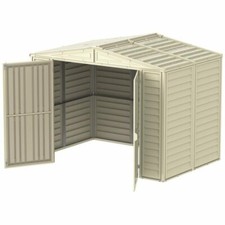 Saffron 8ftx5ft Vinyl Shed Including Foundation Kit