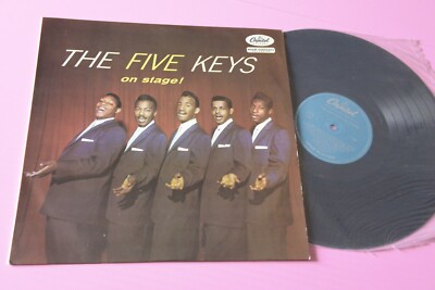 THE FIVE KEYS LP ON STAGE ITALY ORIG 1957 SIGILLATO STILL SEALED !!!!!!!!!!
