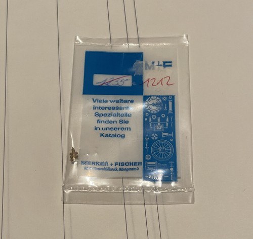 Distribuidor de vapor M+F Merker Fischer H0 1212 para locomotora unitaria ferrocarril 2 piezas de repuesto | Condition: Gebraucht