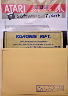 ATARI XL/XE -- KORONIS RIFT (ACTIVISION - DISK)