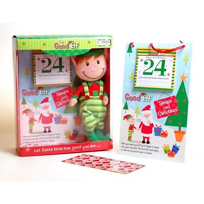 Weihnachten Adventskalender Gute Elfe Festlich Plüschtier Verhalten Aufkleber Belohnungen
