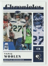 2022 Panini Chronicles #46 Tariq Woolen RC Football Card Seattle Seahawks