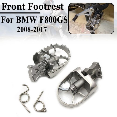 For BMW F800GS Adventure 2014-2017 Stainless Steel Foot Pegs Pedals Adjustable - Bild 9 von 9