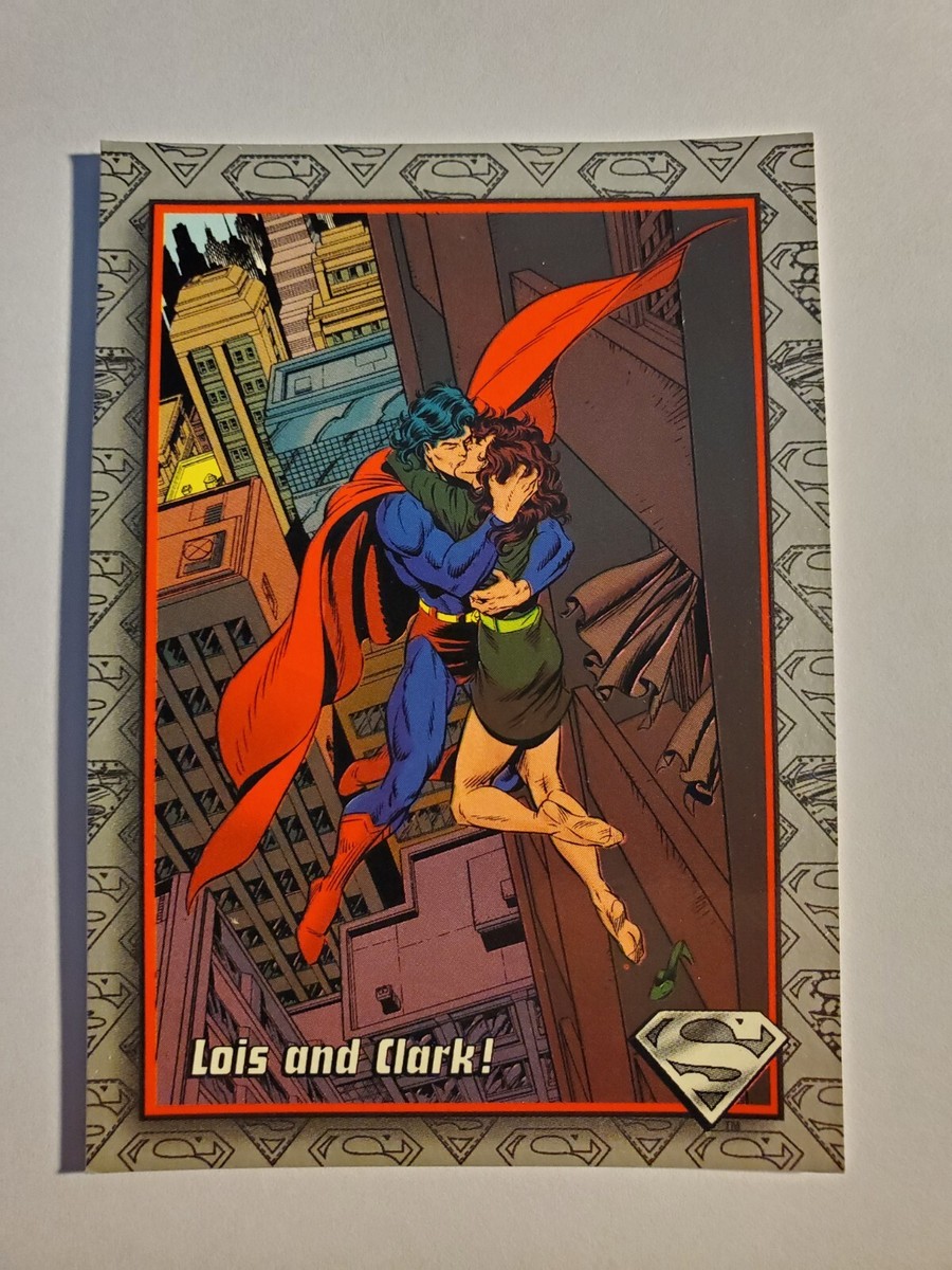 【lois Superman】 1993 DC Comics Skybox - The Return of Superman #99 Lois & Clark