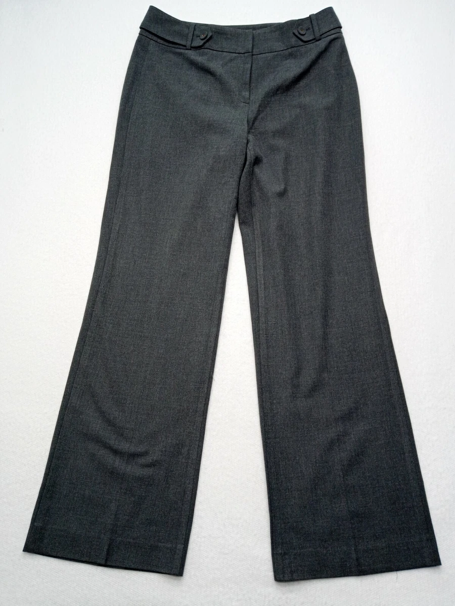 Talbots Womens Size 8 Dress Pants Gray Stretch Career Trousers