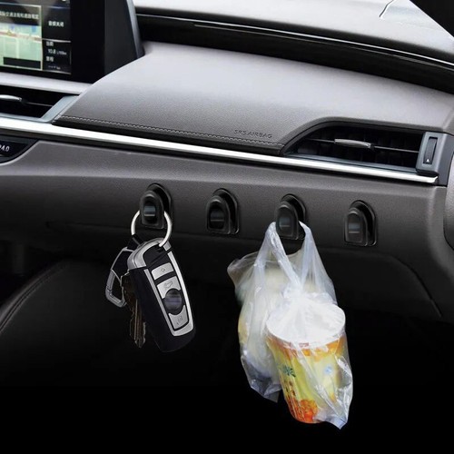 4PCS Home Car Dashboard Hanger Holder Bag Cloth Grocery Logo Hook for