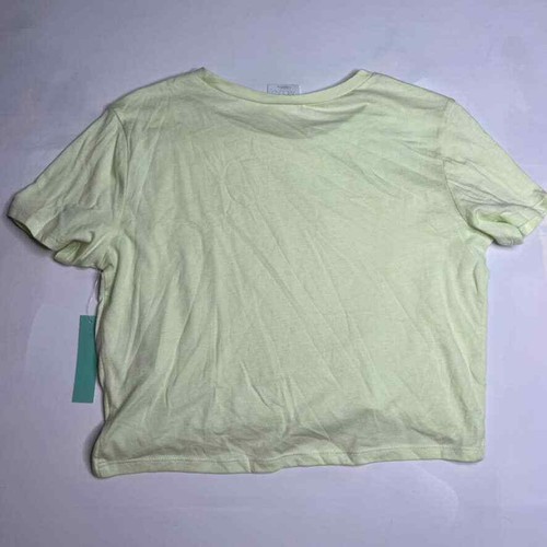 Camisa corta para mujer Abound para adultos pequeña verde oliva torcida delantera manga corta - Imagen 4 de 4