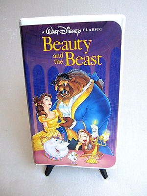 RARE Walt Disney's Beauty and The Beast VHS 1992 Black Diamond