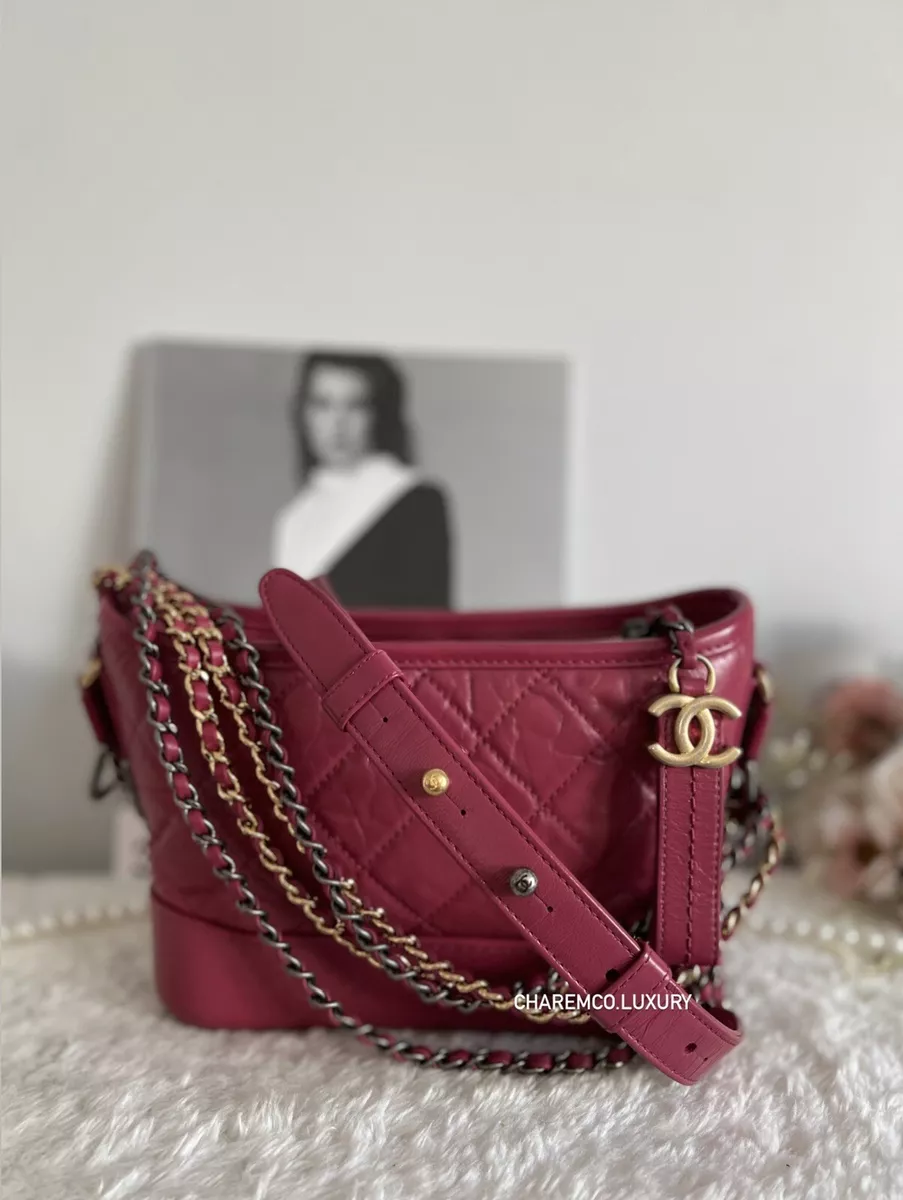 Chanel Women Chanel's Gabrielle Small Hobo Bag in Aged Smooth