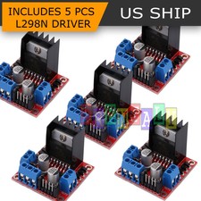 2PCS L298N Dual Stepper Motor Driver Controller Board Module NEW GOOD M12