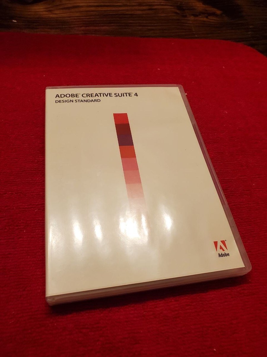 コンピュータ・IT Adobe Creative Suite 4 Design Standard Adobe Creative Suite 4 Design Standard - For Mac - No Serial