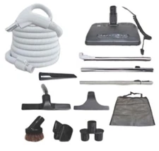 Titan T5 Central Vacuum Kit: Electric Power Head, 35' Hose Wands and Attachments