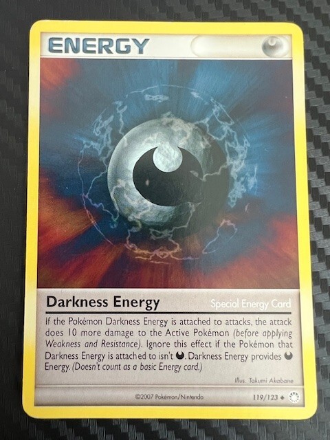 Pokemon TCG Mysterious Treasures Darkness Energy Regular Uncommon 119/123 MP/HP