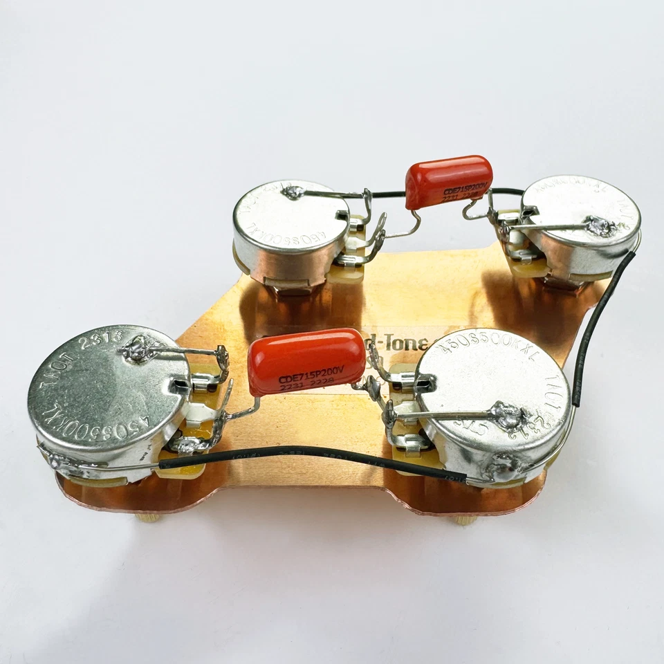 Arnés de cableado Gibson Les Paul cableado años 60 moderno - estándar, caída naranja Foto 4 de 4