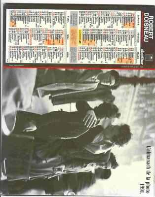 ALMANACH LA POSTE 1991 SPECIAL PHOTOGRAPHE SERIE ROBERT DUSNEAU I SALES - 40%