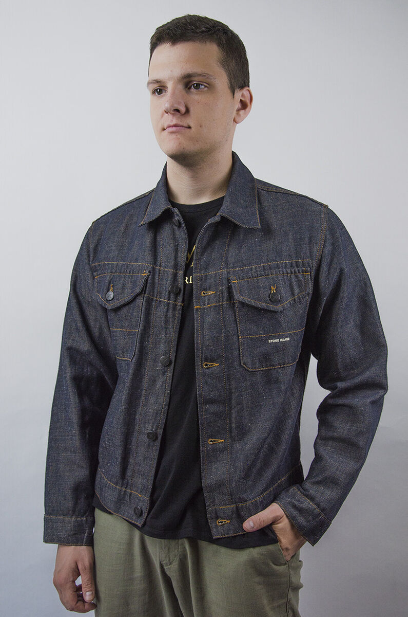 STONE ISLAND Denim Distressed Trucker Jacket | eBay STONE ISLAND Denim Distressed Trucker Jacket | eBay
