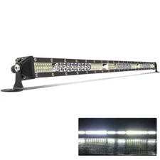 10"20"30"40"50"Slim LED Light Bar Spot Flood Combo Work Offroad SUV Driving ATV