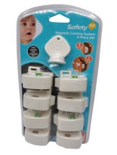 NEW Safety 1st Complete 9 PIECE SET Magnetic Locking System 8 LOCKS 1 KEY