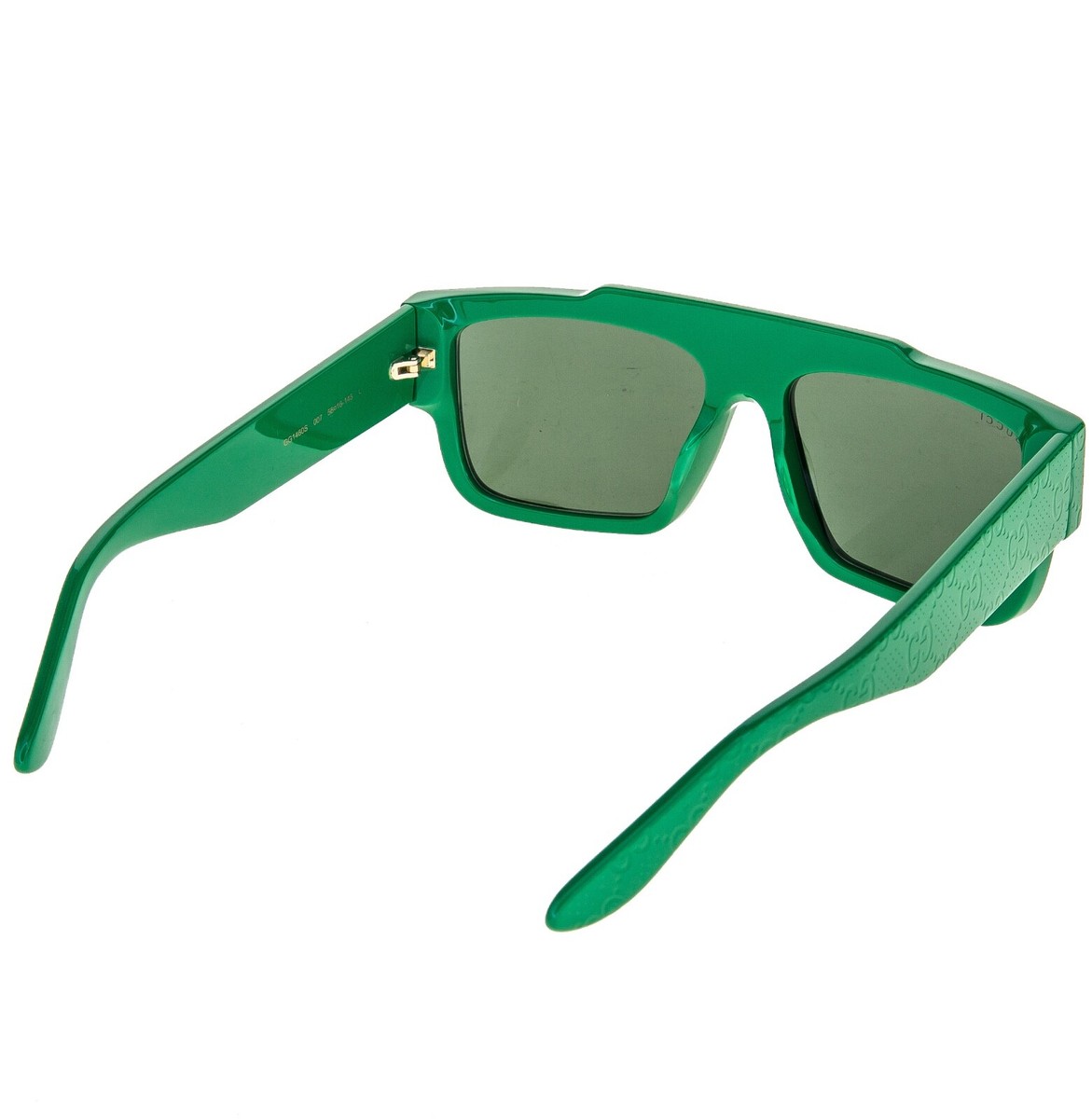 GUCCI 1460 Green GG Logo Print Sport Aviator Gg1460S Unisex