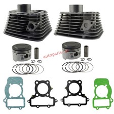 Kit de junta de pistón de cilindro delantero y trasero 49 mm para Yamaha XV250 Virago 250 V-star