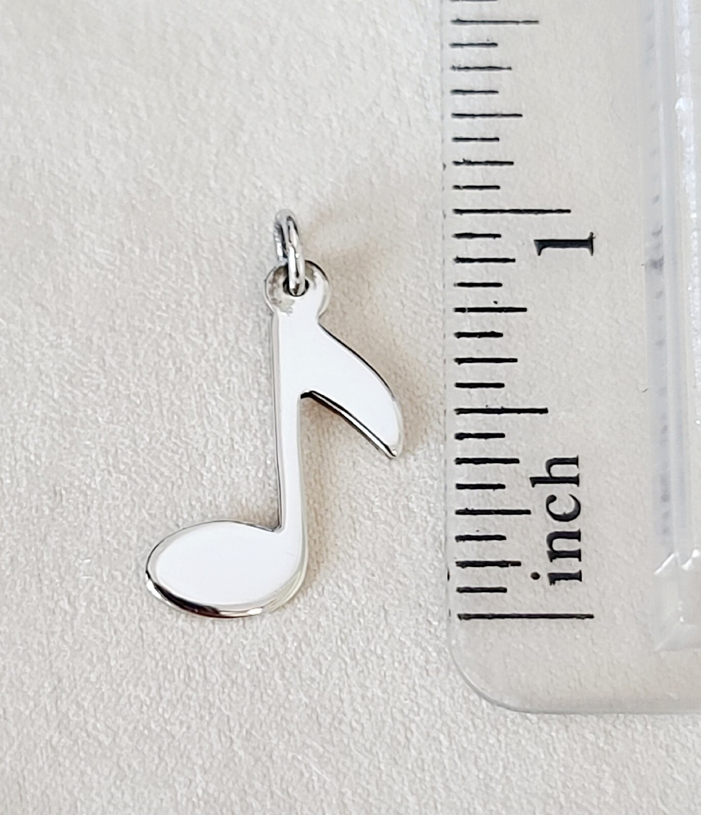 James Avery Retired Large Music Note Charm Gem