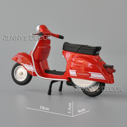 1:18 Scale Diecast Motorcycle Model Toy 1976 Vespa 200 Rally Miniature Replica - Picture 5 of 5