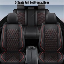 For Toyota Venza Auto Car 5 Seat Covers Front Rear Leather Protector Cushion For Toyota Venza Auto Car 5 Seat Covers Front Rear Leather Protector Cushion