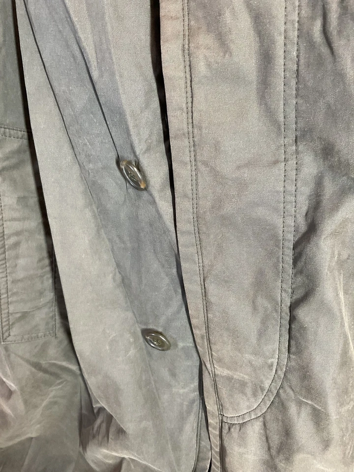 Abrigo Largo Jaeger Gore-Tex Verde Caqui Hecho en Alemania Talla Grande Foto 4 de 4