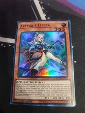 Yugioh! Artmage Litera - DUAD-EN011 - Super Rare - 1st Edition Near Mint, Englis