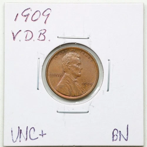 1909 VDB 1C Lincoln Wheat Cent in BN UNC+ Condition #6084