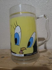 Vintage 1996 Tweety Bird Frosty Freezer Mug Looney Tunes Warner Bros Cup