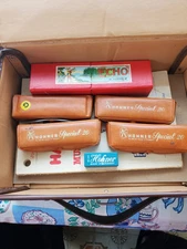 !Vintage Harmonicas Hohner. Made In Germany Lot Of 6 