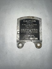 Maytag single cylinder engine model 92 Original Caution Plate Kill