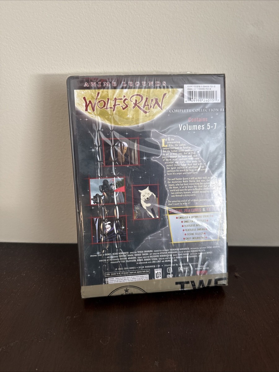 Wolfs Rain - Complete Collection II (DVD, 2006, 3-Disc Set, Anime