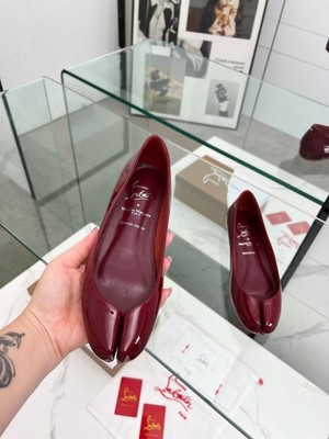 Maison Margiela Collab Tabi Flats   3cm Hidden Lift   Size 37