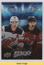 2025-26 Upper Deck MVP Coming to Your Rink Jack Hughes Nico Hischier READ 1r79