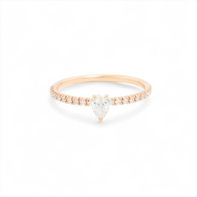 Cartier Etincelle De Cartier Heart Eternity diamond Ring 750(PG) 1.2g Pear-shape