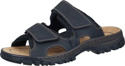 Rieker Herren Pantoletten, Sandalen, Latschen schwarz 25092-00 Gr. 40-47 NEU