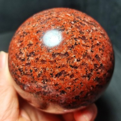 TOP 666G Natural Polished Colorful Agate Stone Sphere Ball Healing WD2070