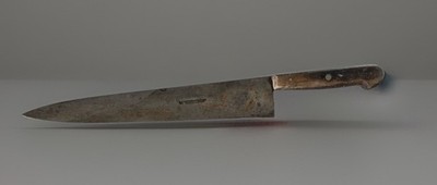 Antique J A Henckels Twinworks Germany Carbon Steel 12  Blade 225-12 