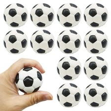 12 Pack Mini Soccer Stress Balls 2 Inch Small Sports Balls Soft Foam Soccer S...