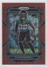 2022 Panini Prizm Red Shimmer Prizm /35 Tyson Campbell #135 8em