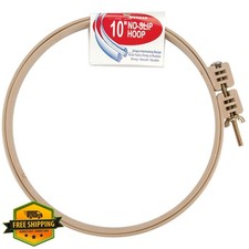 Morgan Products 10-Inch Plastic No-Slip Sewing Hoop