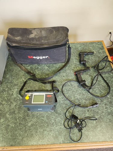 MEGGER BITE 3 LCD DISPLAY BATTERY IMPEDANCE TEST ANALYZER w/ LEAD SET - PARTS