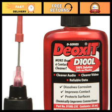 Precision Needle Applicator Contact Cleaner, 25 mL - DeoxIT D100L, 1 Pack