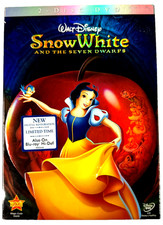 Snow White And The Seven Dwarfs DVD 2009 2 Disc Set - NEW SEALED w/ Slipcover