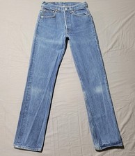 Vintage 90s Levi  s 501 Jeans Dark Wash Tagged 30x36 28x32 Buttonfly USA XX 552