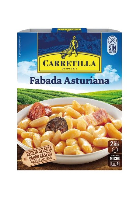 CARRETILLA Plato de fabada asturiana