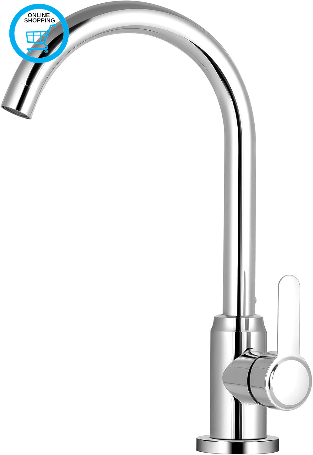 Kitchen Tap, Kitchen Mixer Tap, Kitchen Sink Tap, Stainless Steel 360º Swivel Sp